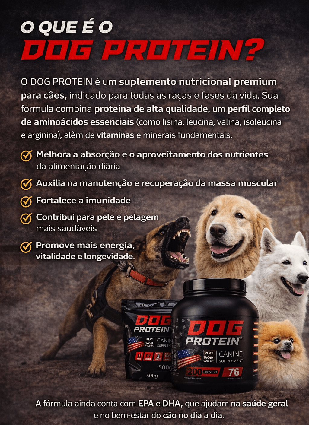 Dog Protein Adulto – 900g 